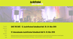 Desktop Screenshot of jazzart-hall.de