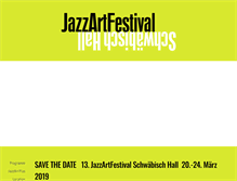 Tablet Screenshot of jazzart-hall.de